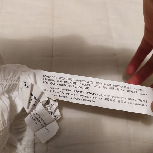 Zara White Blouse Size XS - Picture 3 of 3